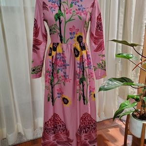 Floral Maxi Dress Small
